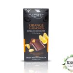 Chocolate 57% Cacao Naranja y Almendras Cachet - Tearium