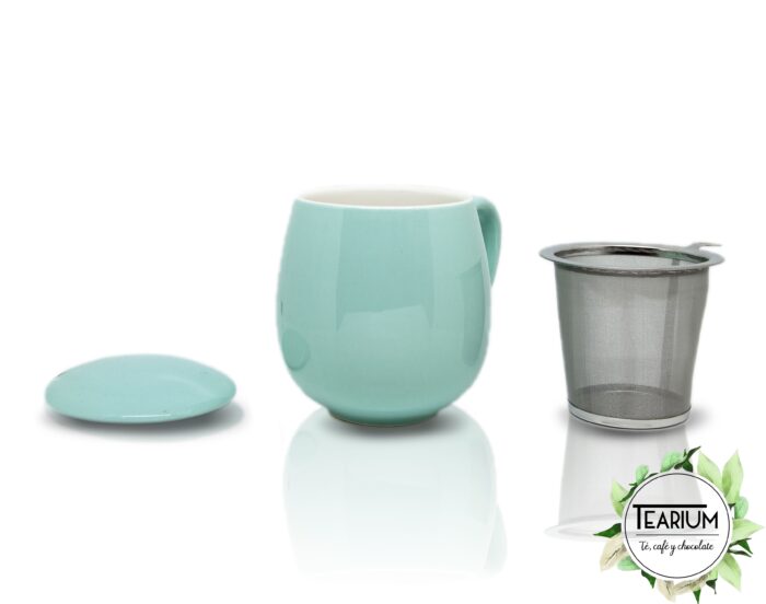 Taza con Filtro Azul Turquesa - Tearium